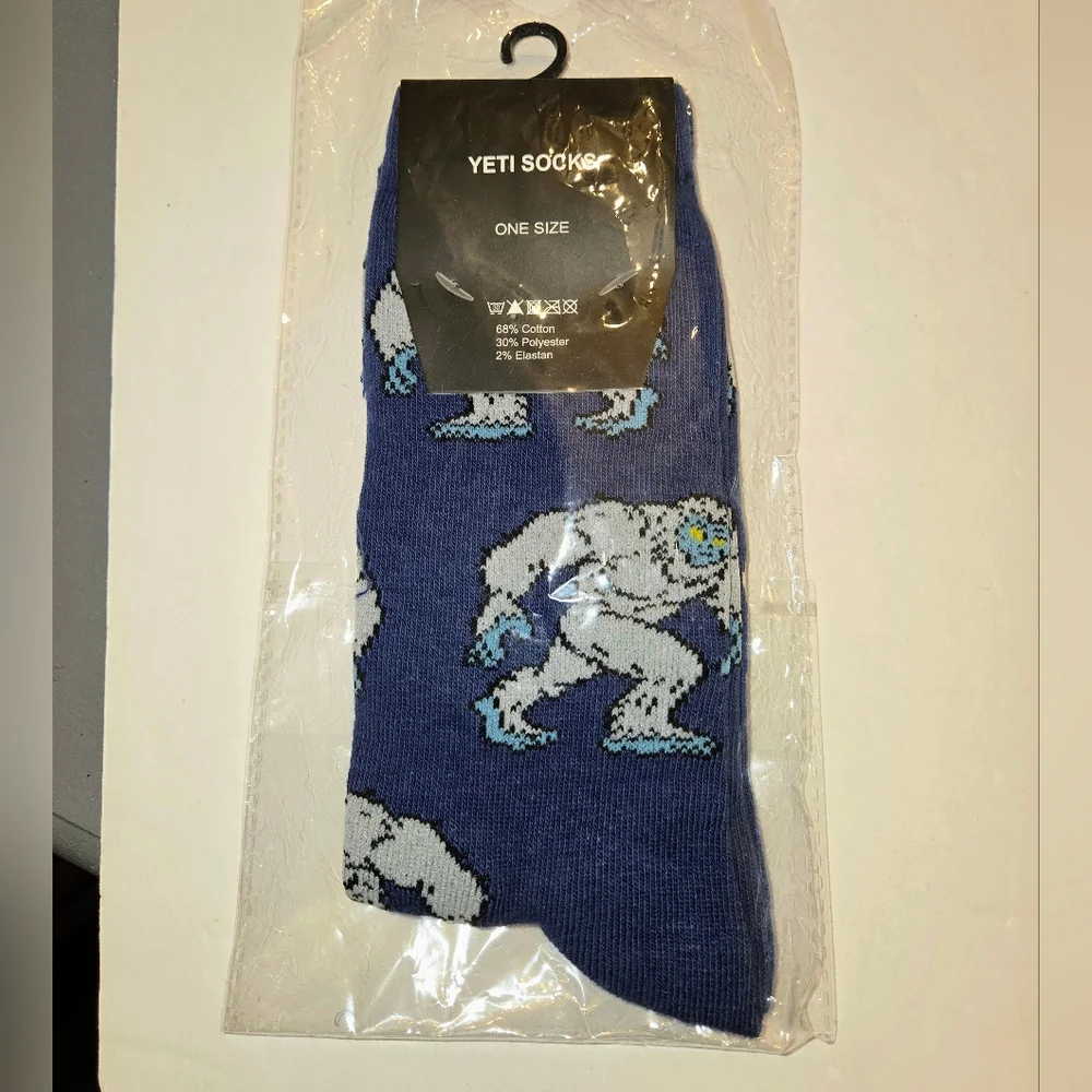 Men's OS Yeti Socks NEW